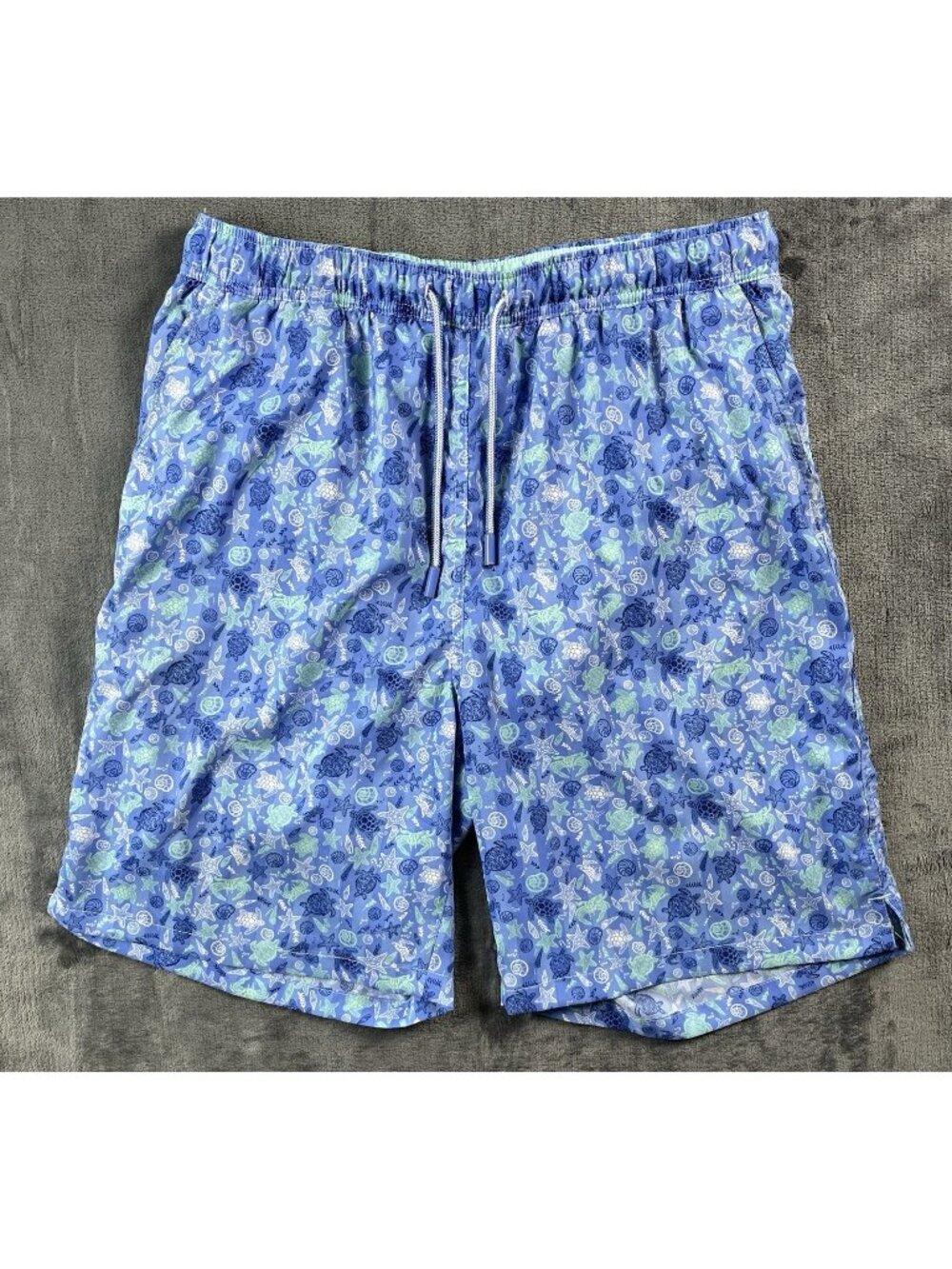 Peter Millar Seaside Collection Men's M Star Fish Sea Turtle Lined Swim Shorts